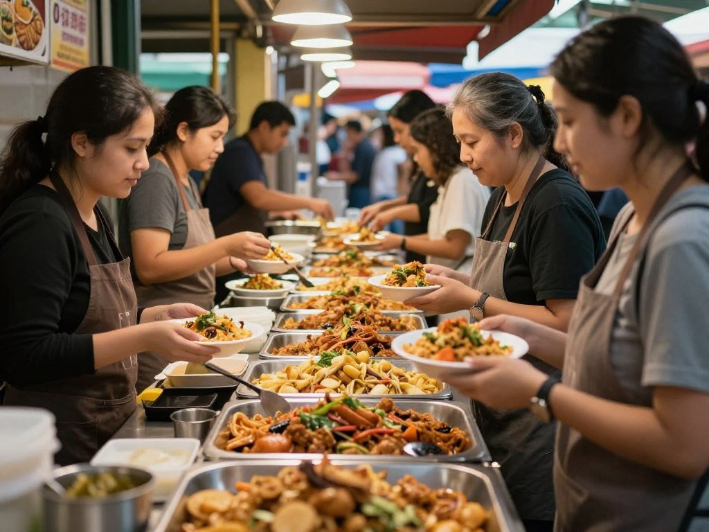 Affordable food at Queen Victoria Market