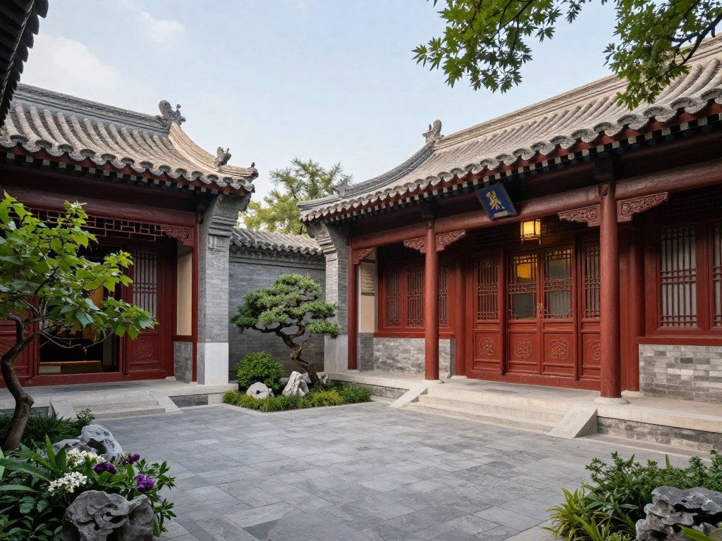 Aman at Summer Palace resort exterior traditional architecture Aman at Summer Palace resort exterior traditional architecture