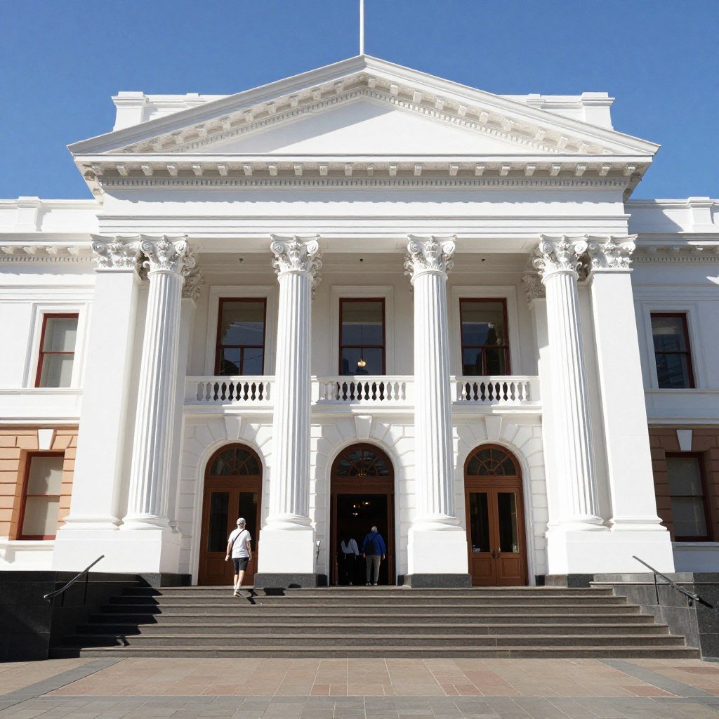 Art Gallery of Western Australia exterior facade with columns