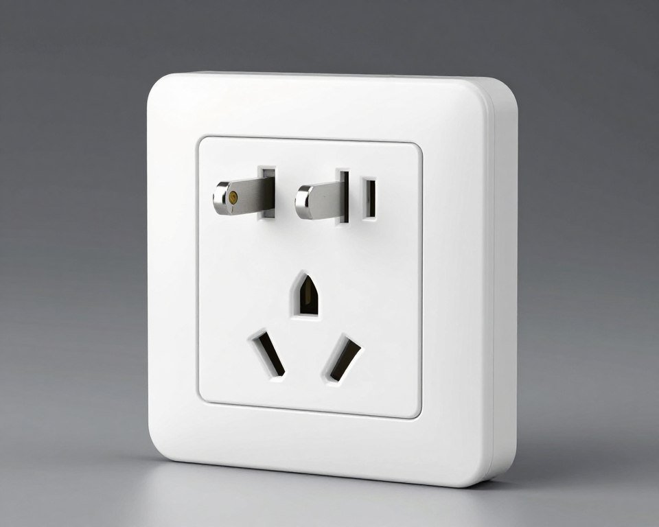 Australian electrical outlet and plug adapter