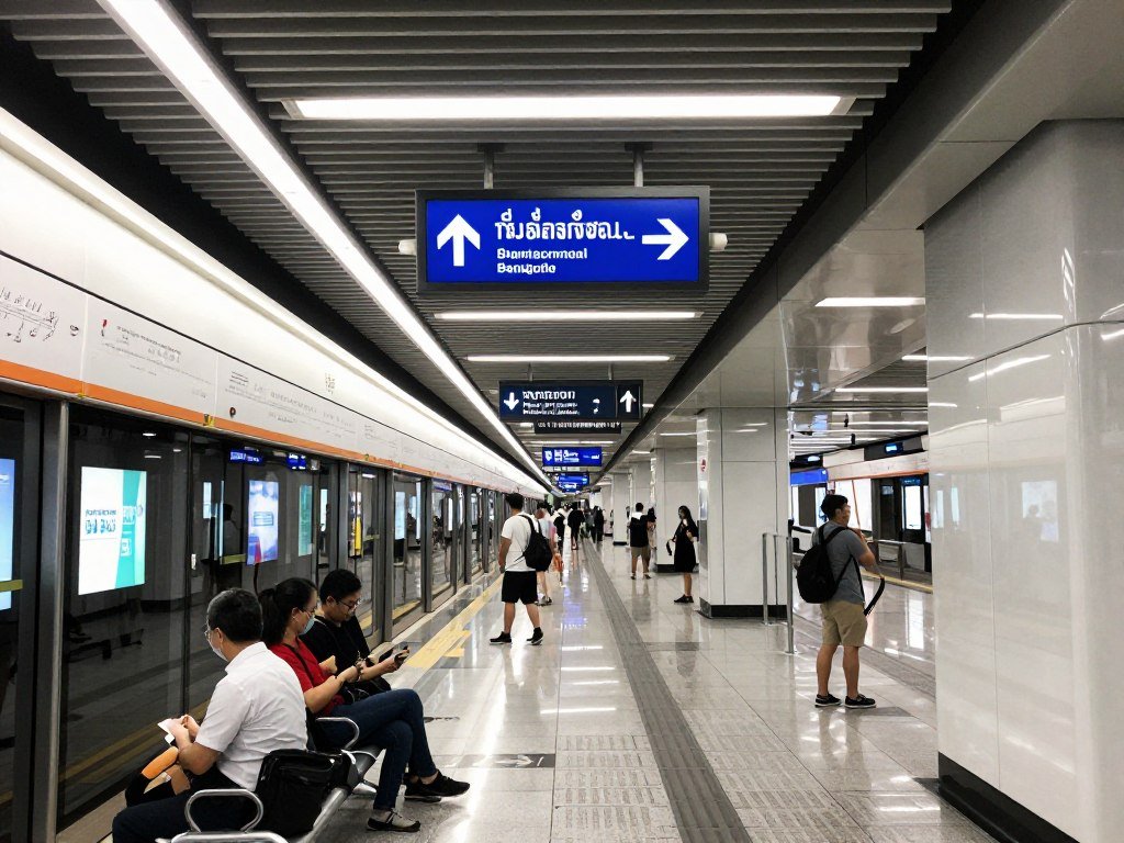 Bangkok MRT subway station