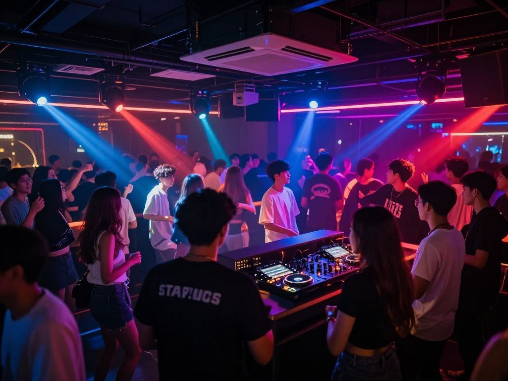 Bangkok nightclub interior