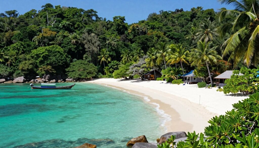 Bottle Beach Koh Phangan secluded bay surrounded by jungle