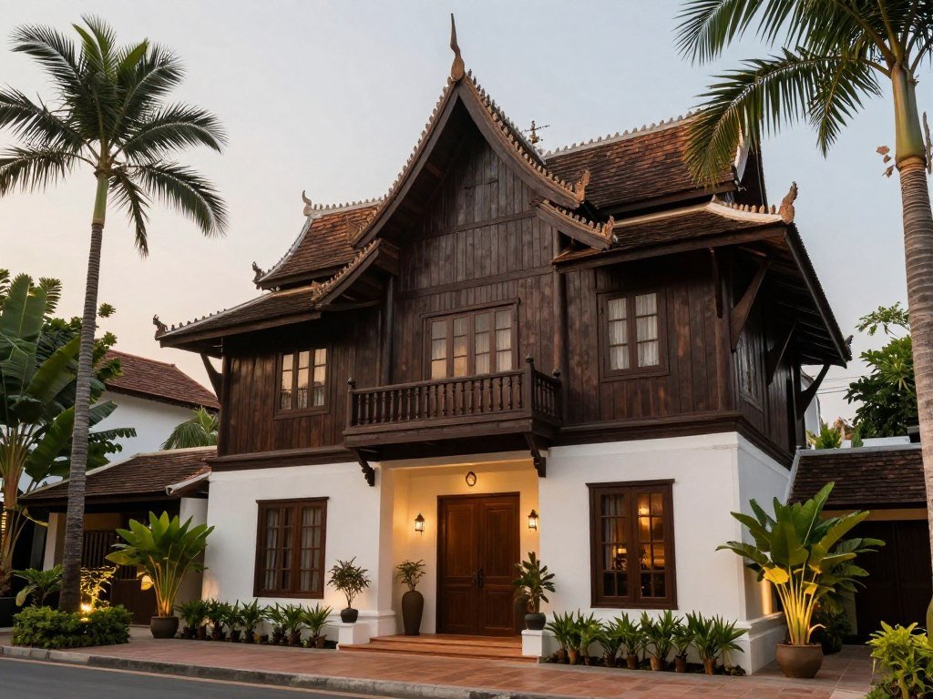 Boutique hotel in Chiang Rai city center with traditional Lanna design and modern amenities