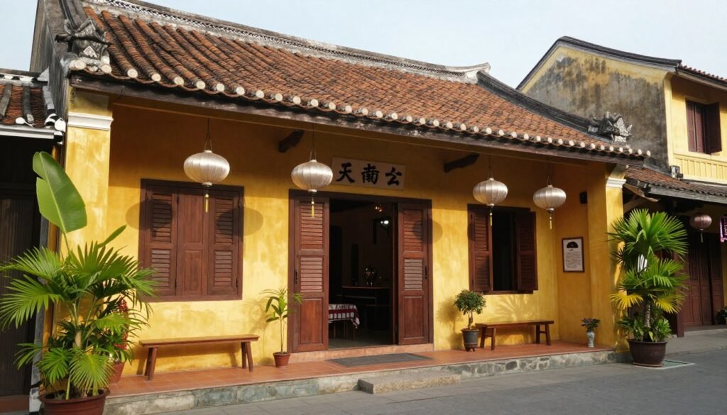 Boutique hotel in Hoi An ancient town with traditional architecture