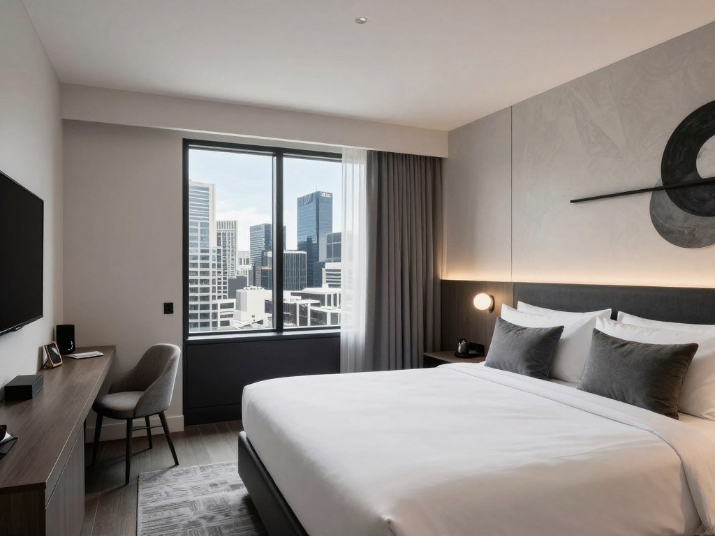Boutique hotel room interior design