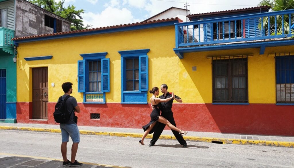 Buenos Aires colorful La Boca neighborhood