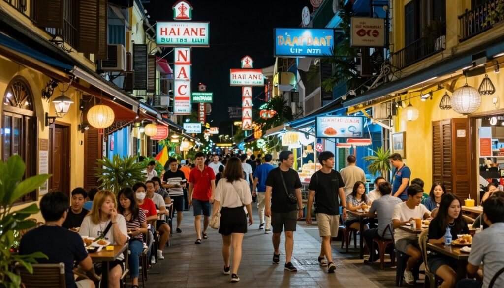 Bui Vien Street nightlife scene Bui Vien Street nightlife scene