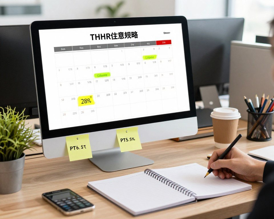 Calendar marking optimal THSR booking dates