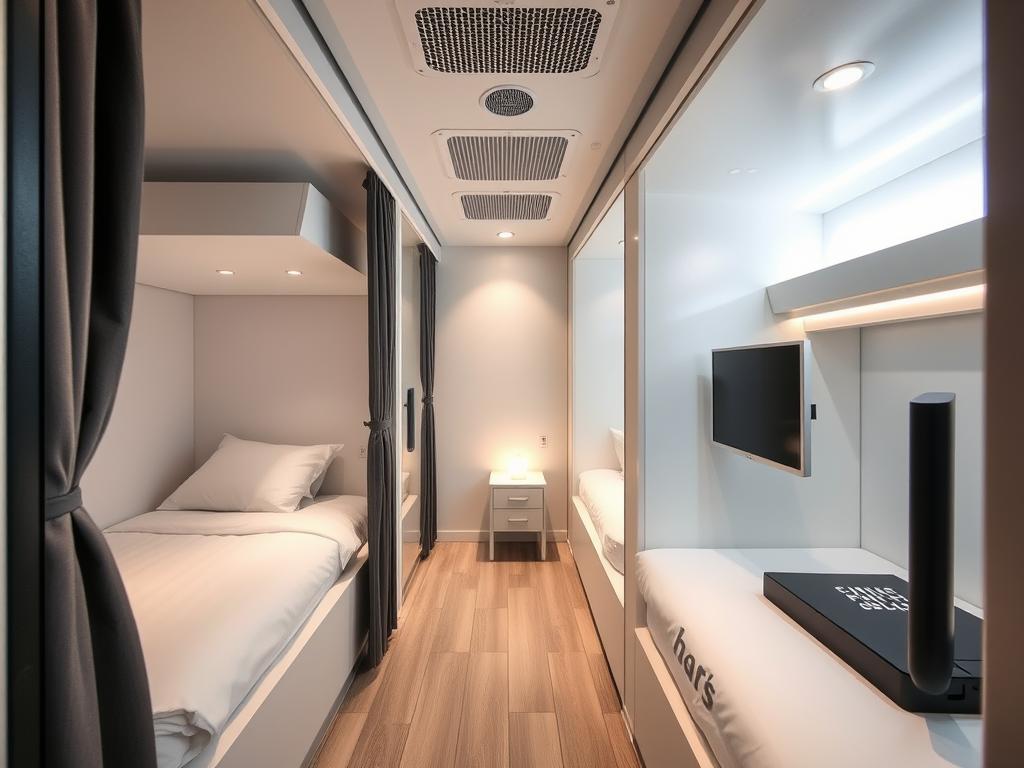 Capsule pod hotel in Singapore, a budget accommodation option in Singapore travel guide