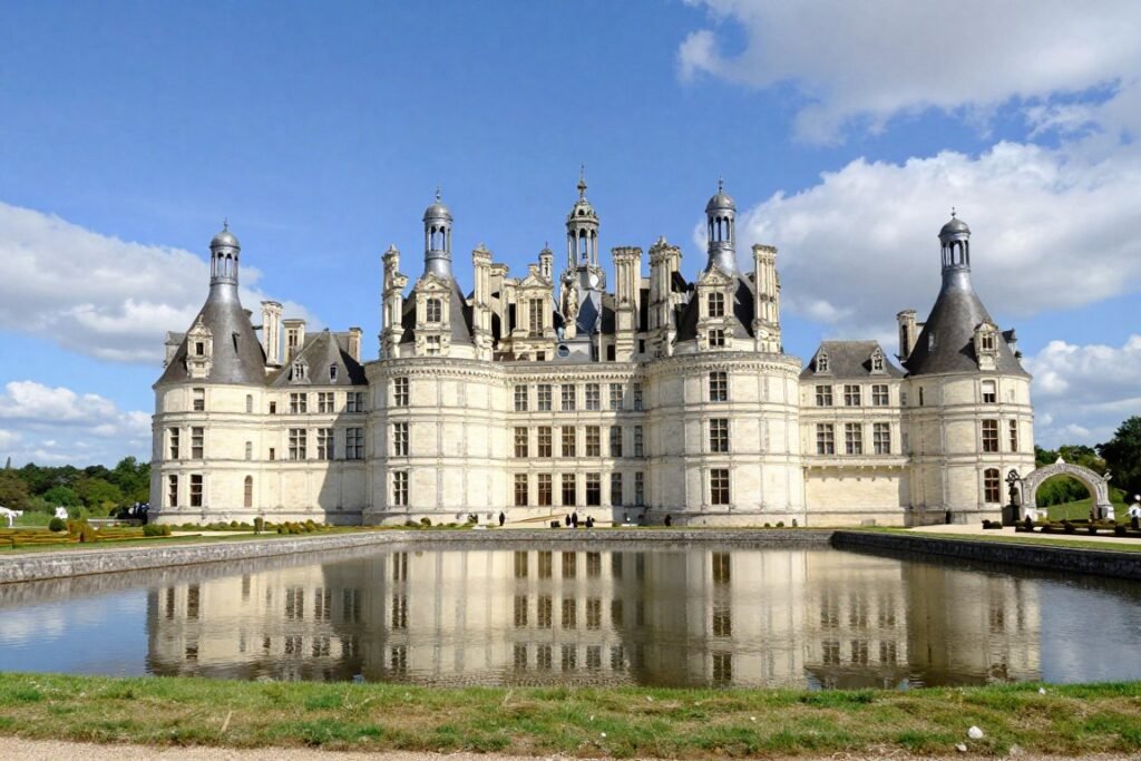Château de Chambord French Renaissance castle with distinctive architecture