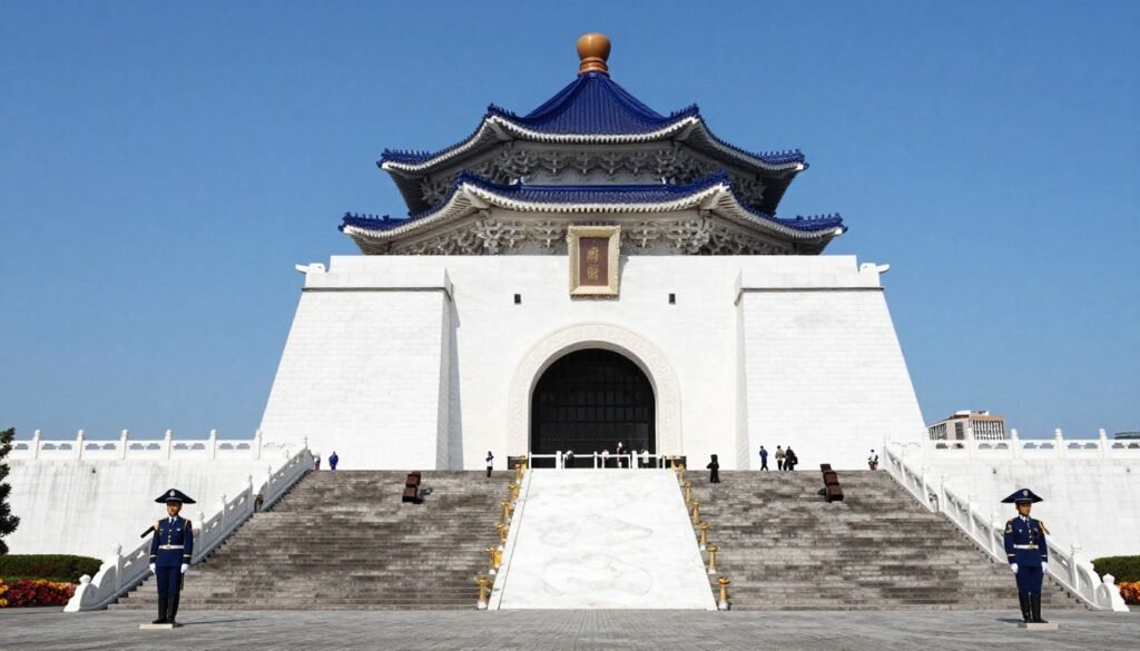 Chiang Kai-shek Memorial Hall with traditional architecture