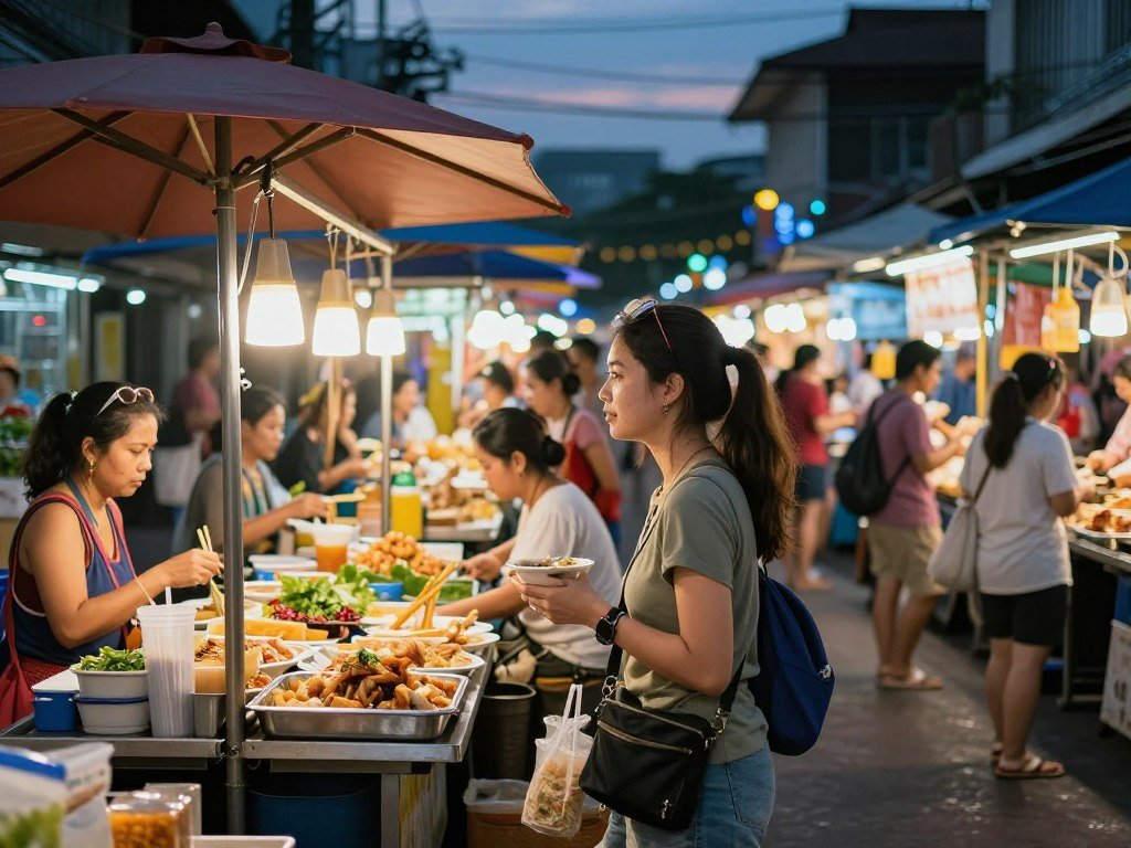 Chiang Mai night market street food