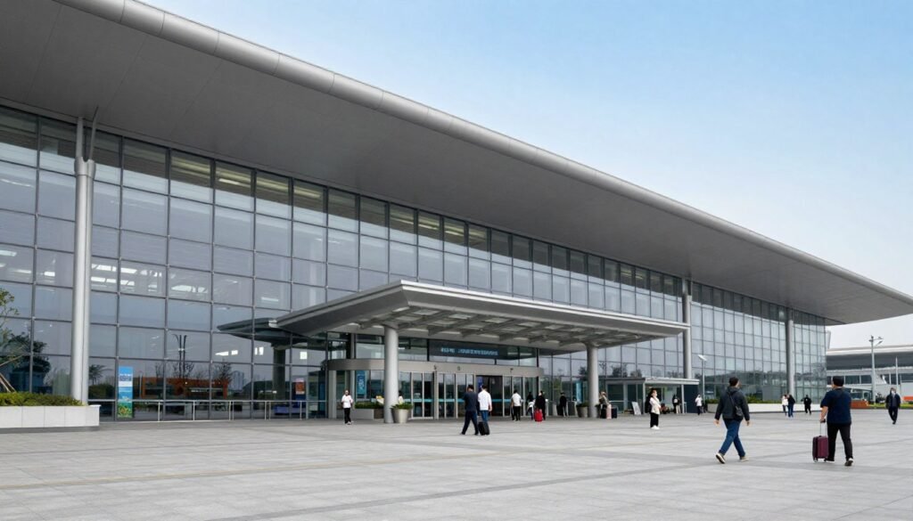 Chongqing Jiangbei International Airport modern terminal building