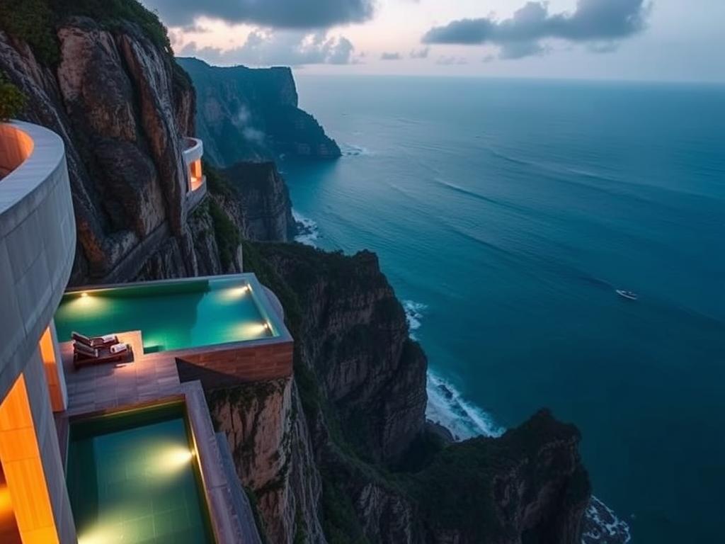 Cliffside resort in Uluwatu, Bali