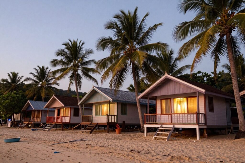 Community beach bungalows Koh Lanta local-owned sustainable accommodation