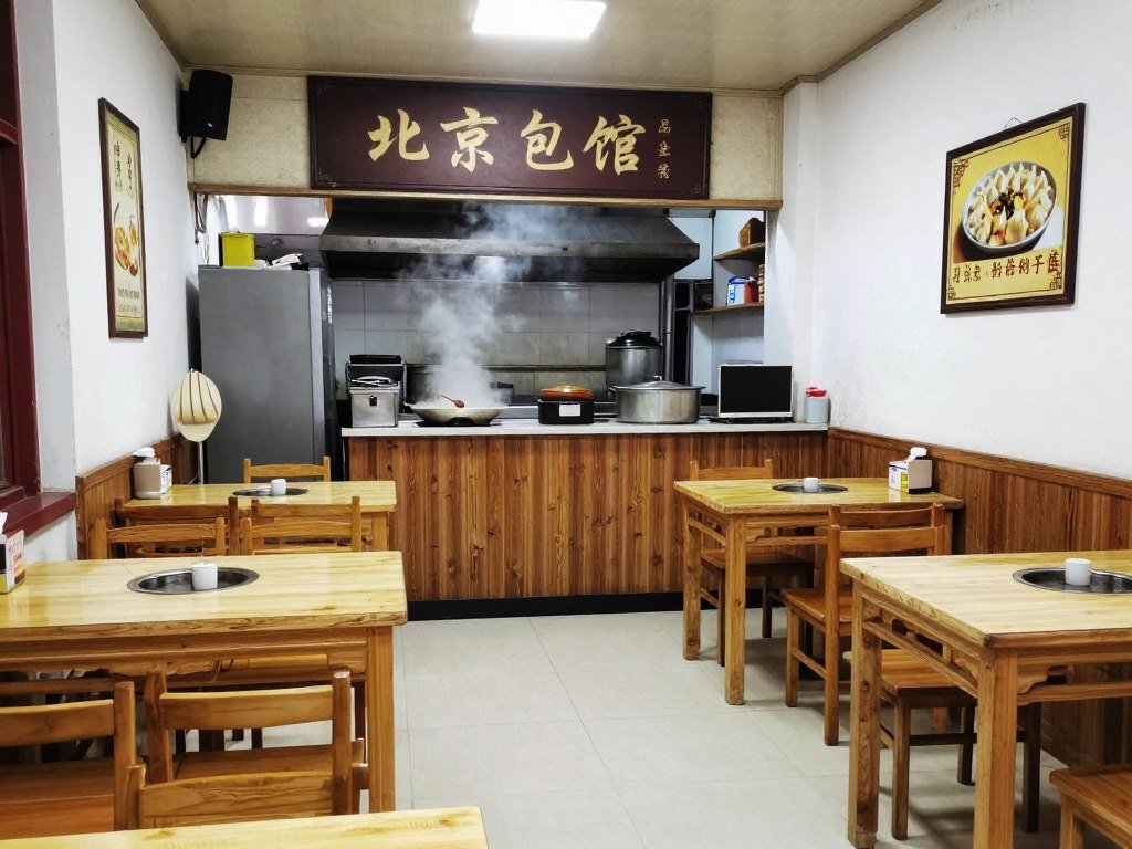 Dumplings restaurant small family establishment interior Dumplings restaurant small family establishment interior
