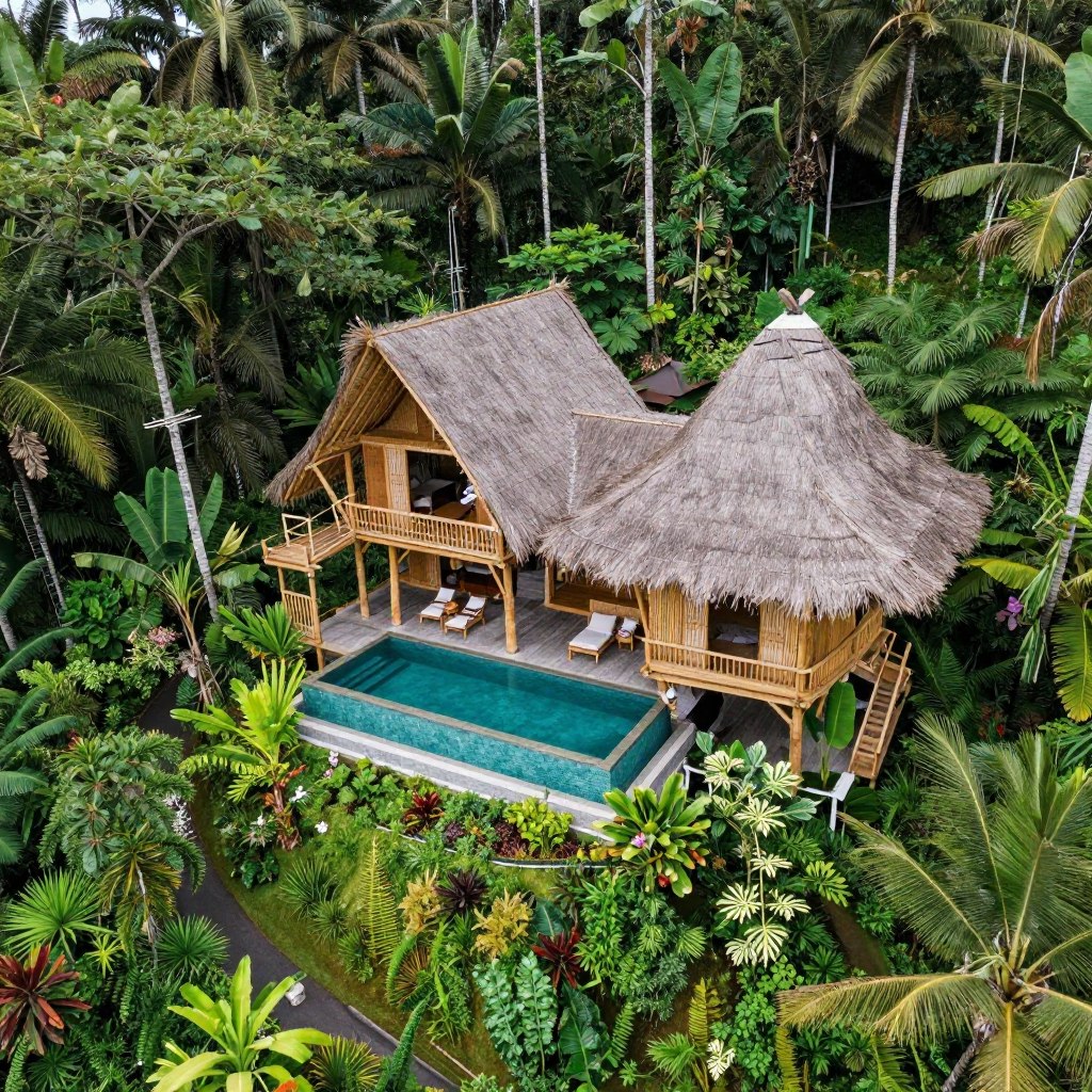 Eco-resort in East Bali jungle setting