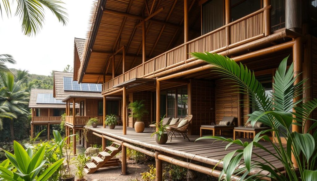 Eco-resort in Indonesia built with sustainable materials and solar panels - Indonesia travel guide