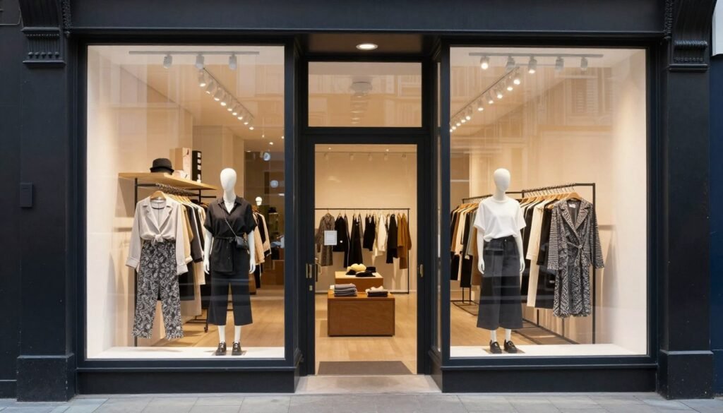 Fashion boutique storefront in Fitzroy