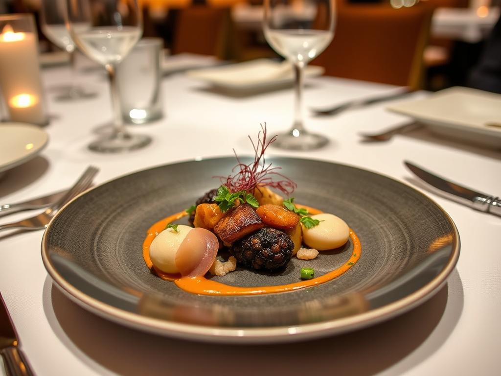 Fine dining experience at a Michelin-starred restaurant in Singapore travel guide