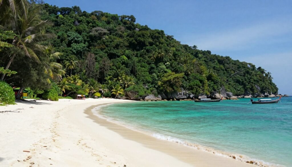 Freedom Beach Phuket secluded cove with clear water