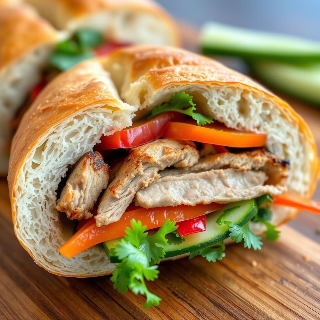 Freshly made banh mi sandwich with various fillings - Vietnam Travel Guide
