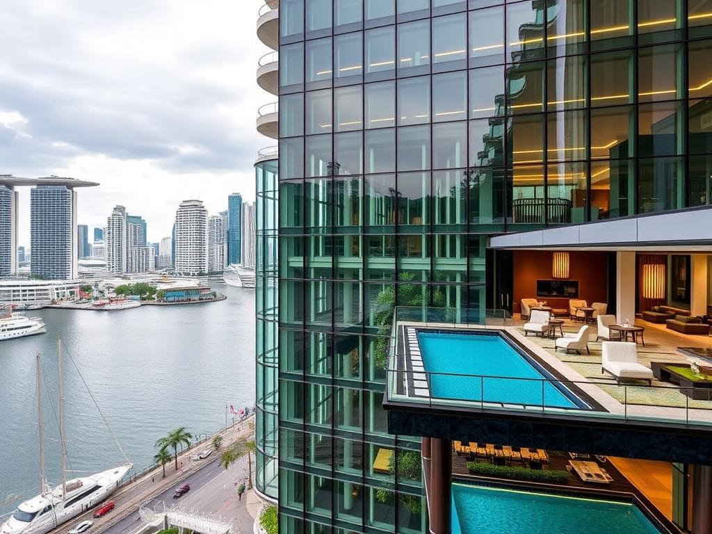 Fullerton Bay Hotel, a luxury waterfront hotel in Singapore travel guide