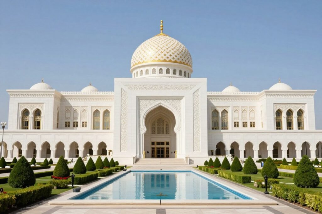 Grand Qasr Al Watan presidential palace in Abu Dhabi Grand Qasr Al Watan presidential palace in Abu Dhabi