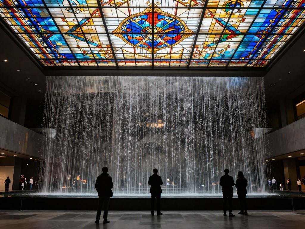 Great Hall waterwall at National Gallery Victoria