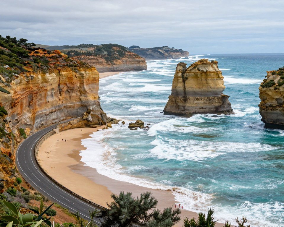 Great Ocean Road coastal scenery