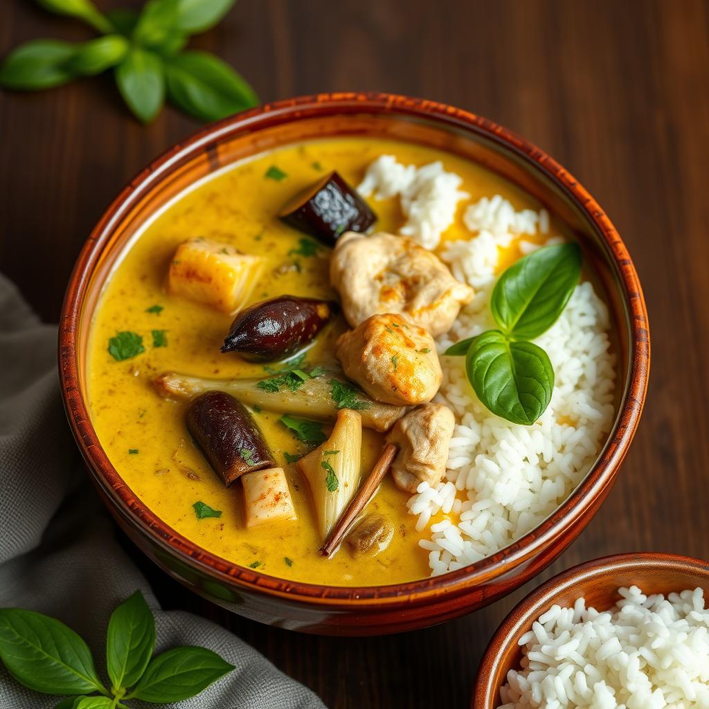 Green curry with rice Thailand Travel Guide