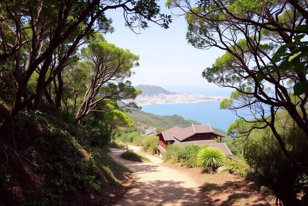 Hiking trail on Lamma Island, a nature escape featured in a Hong Kong travel guide