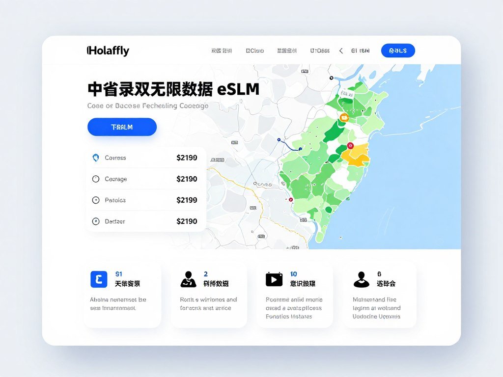Holafly eSIM Taiwan unlimited data package display Holafly eSIM Taiwan unlimited data package display