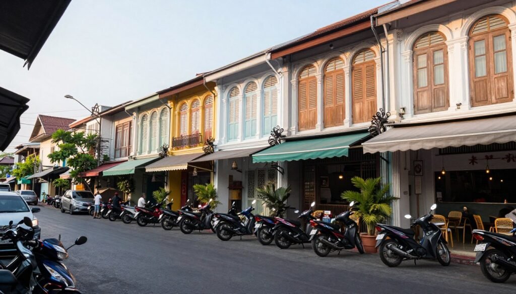 Huai Khwang district Bangkok street scene