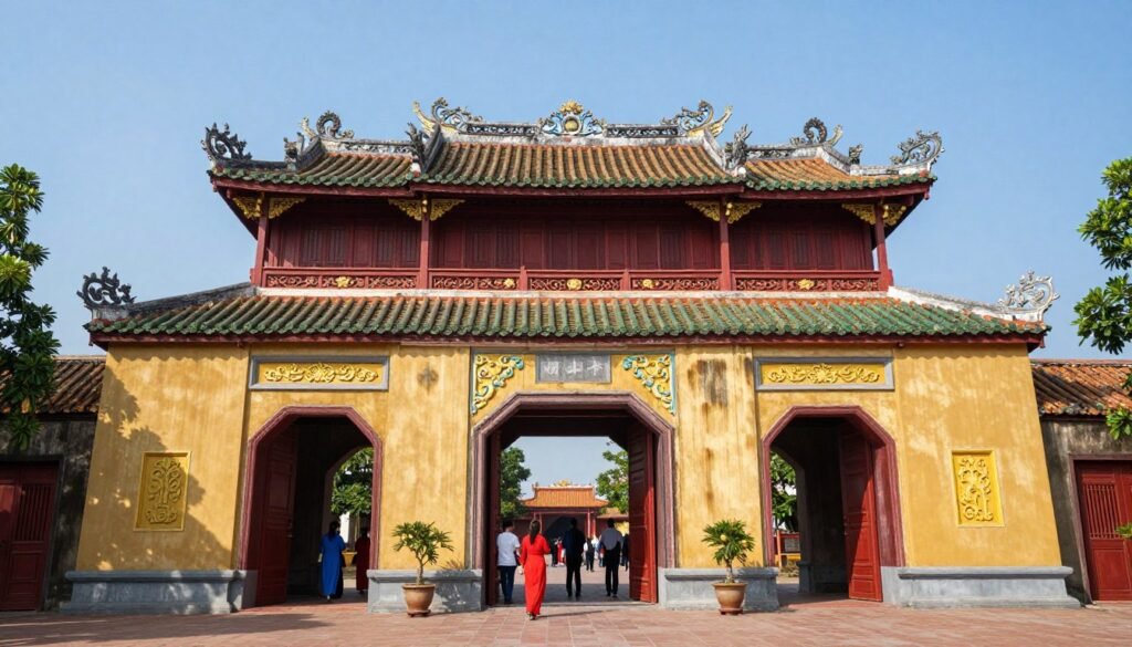 Hue Imperial Citadel with ornate gates and traditional Vietnamese architecture