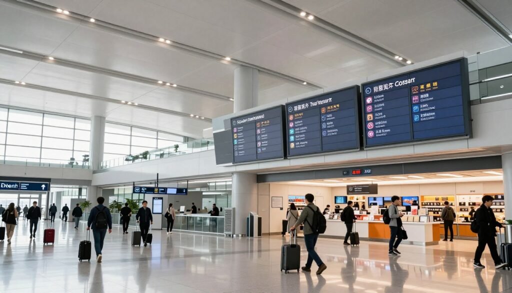 Incheon International Airport modern terminal interior