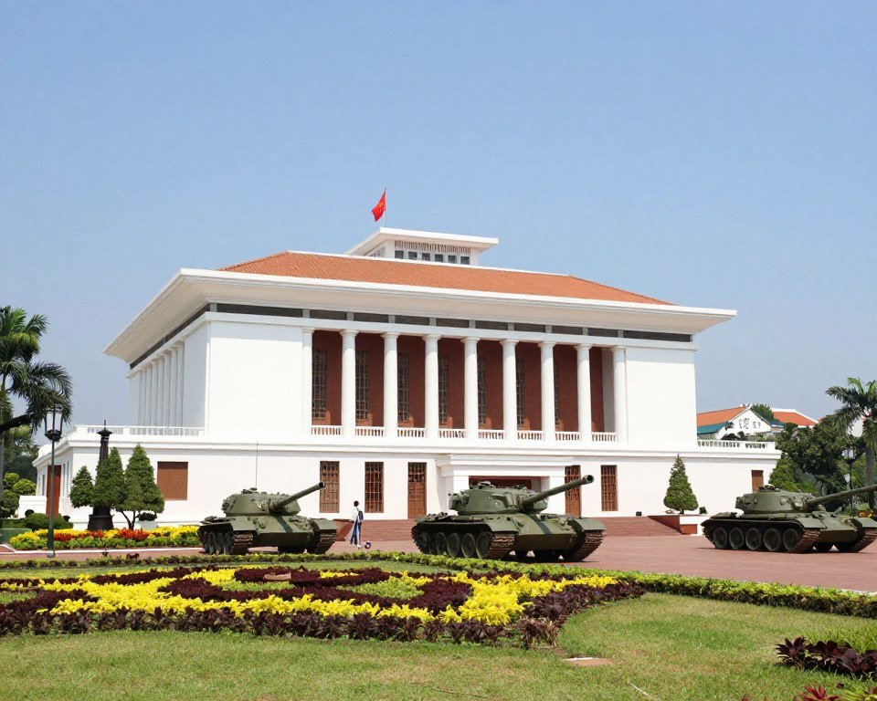Independence Palace exterior and grounds Independence Palace exterior and grounds