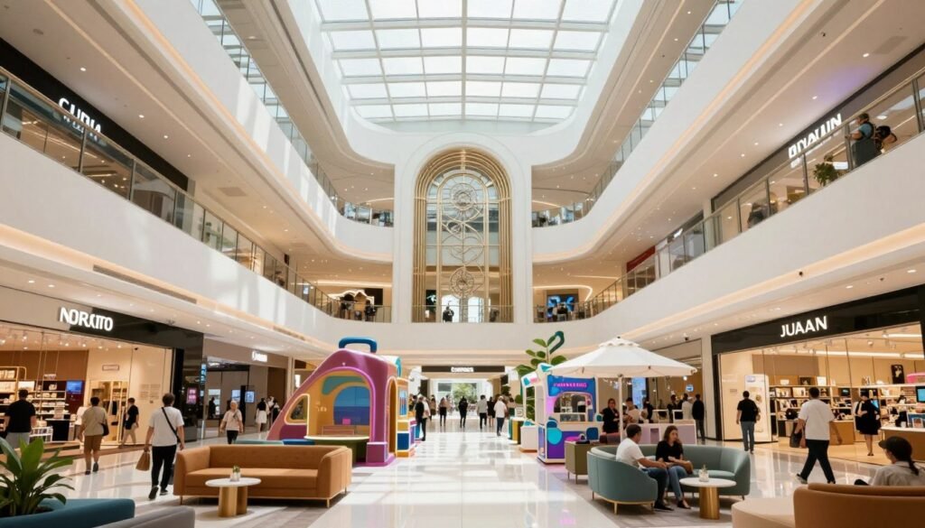 Indoor attractions and air-conditioned shopping malls during UAE summer Indoor attractions and air-conditioned shopping malls during UAE summer
