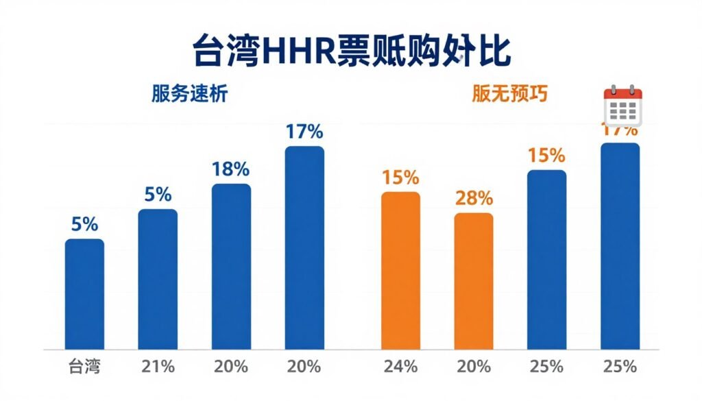 Infographic showing THSR discount comparison chart