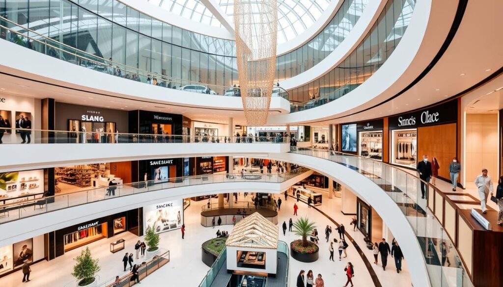 Interior of a luxury shopping mall in Bangkok - Complete travel guide to Bangkok