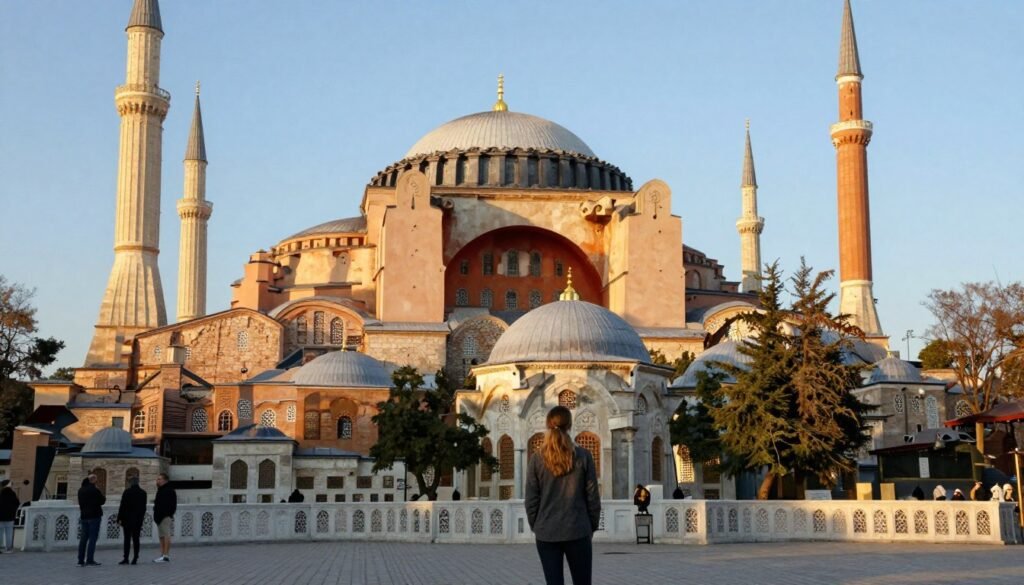 Istanbul Blue Mosque and Hagia Sophia