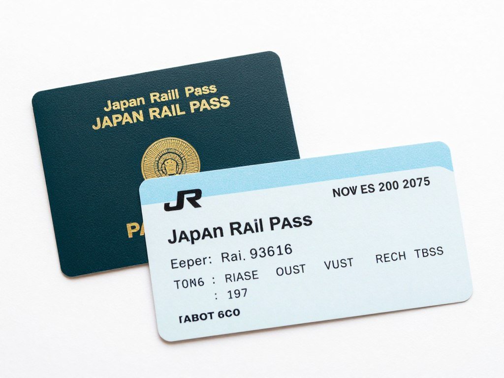 Japan Rail Pass ticket booklet