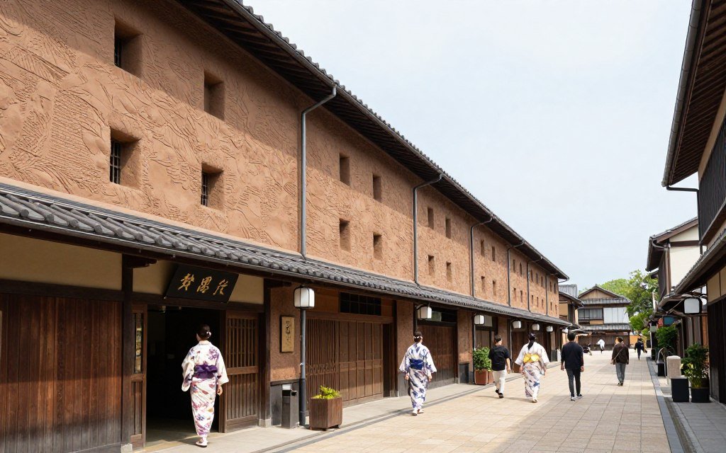 Kawagoe Kurazukuri Street with traditional warehouses