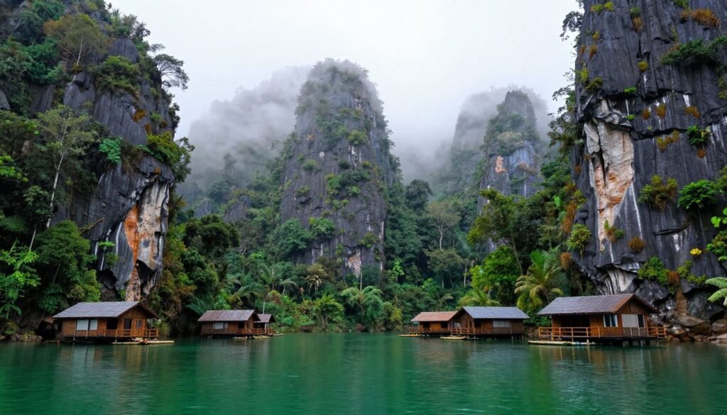 Khao Sok National Park rainforest lake sustainable eco-tourism destination