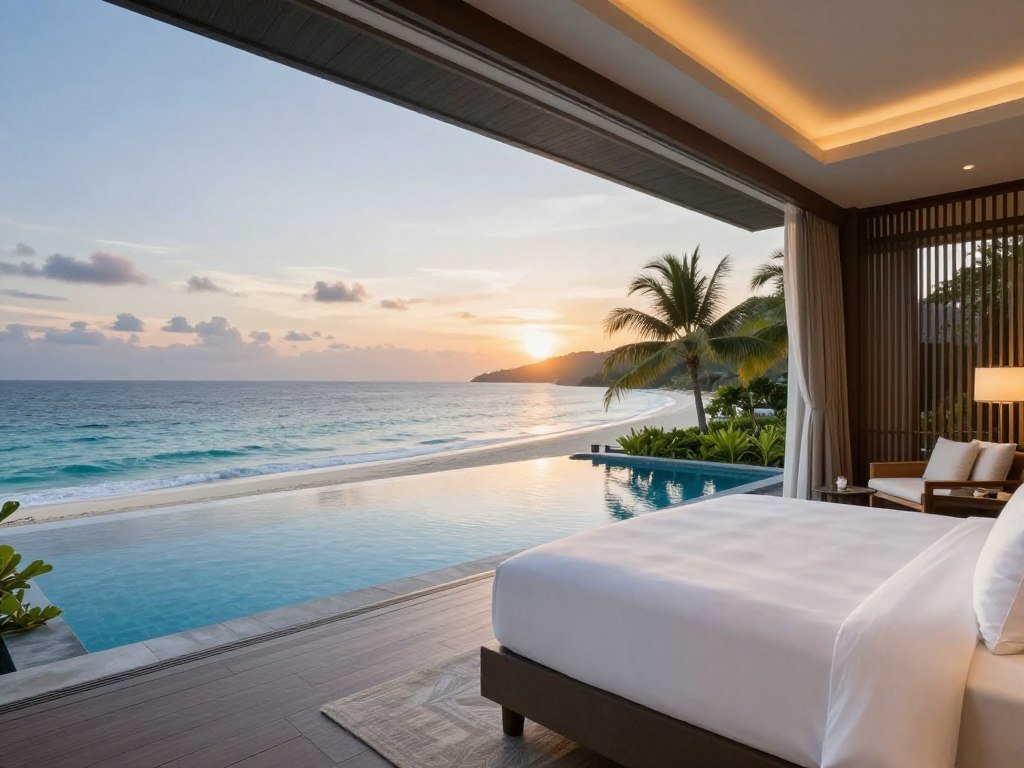 Luxury resort in Tanjung Rhu with private beach