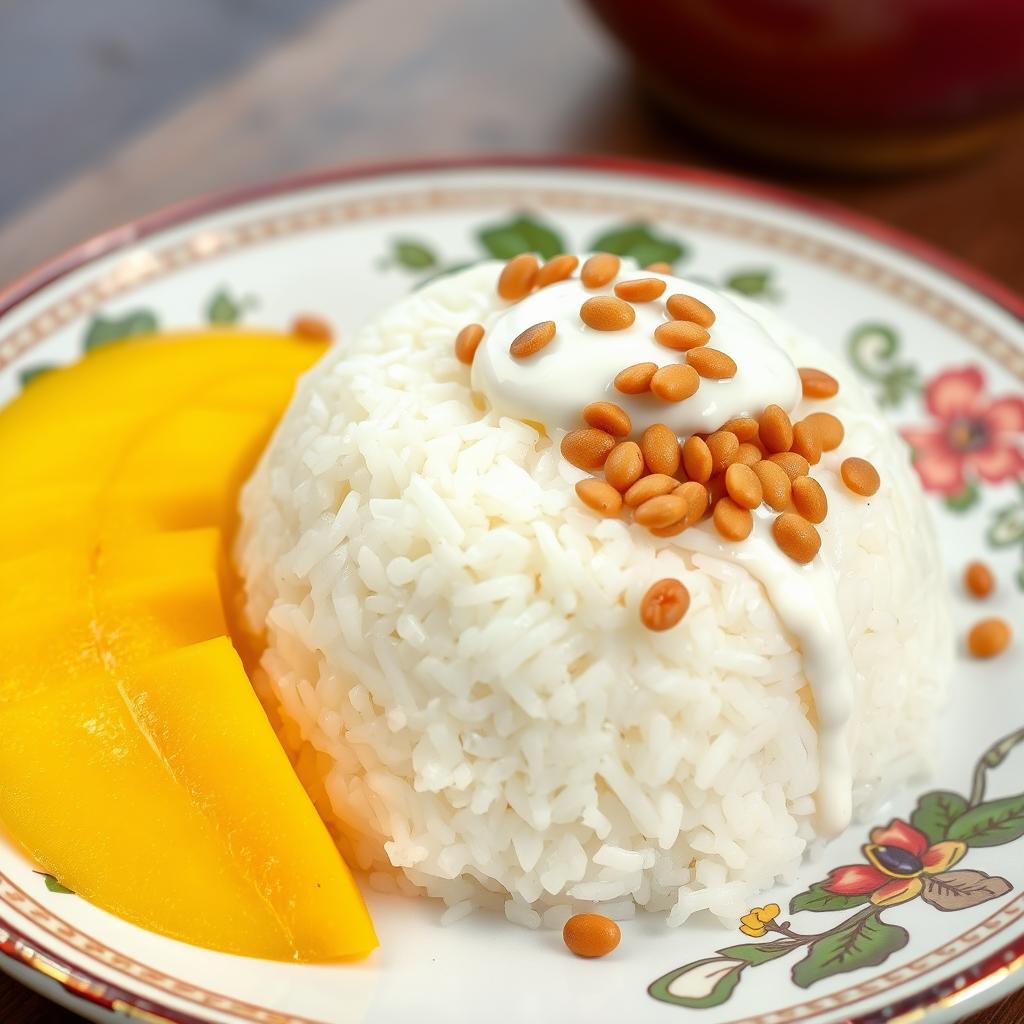 Mango sticky rice dessert Thailand Travel Guide