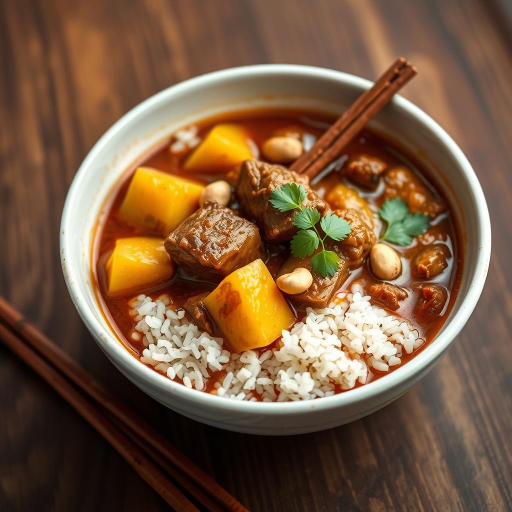 Massaman curry with potatoes Thailand Travel Guide