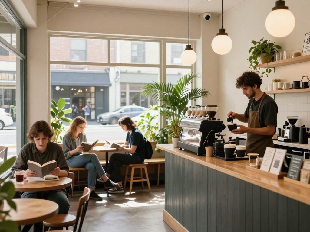 Melbourne coffee shop interior