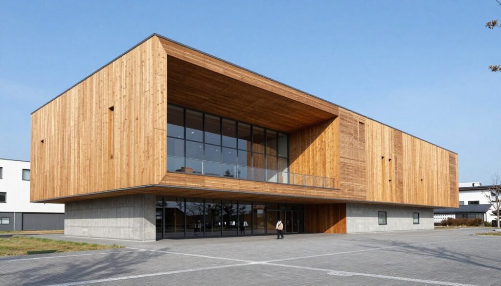 National Ainu Museum exterior with modern architecture
